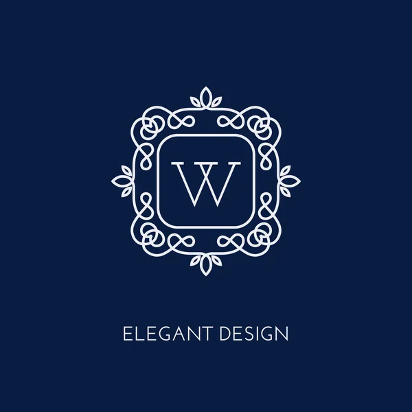 Modello di design monogram — Vettoriale Stock