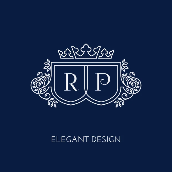 Monogram design template — Stock Illustration Monogram design template Royalty Free Stock Illustrations
