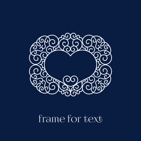 Frame for text — Stock Vector