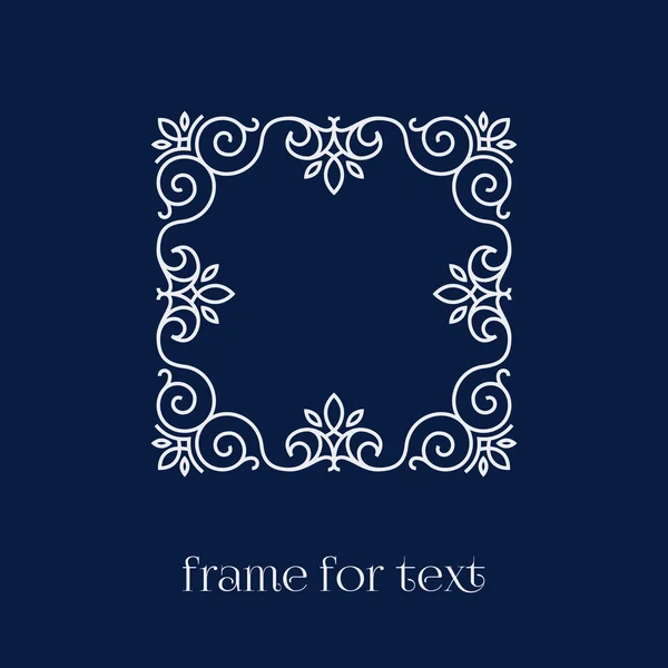 Frame for text — Stock Vector