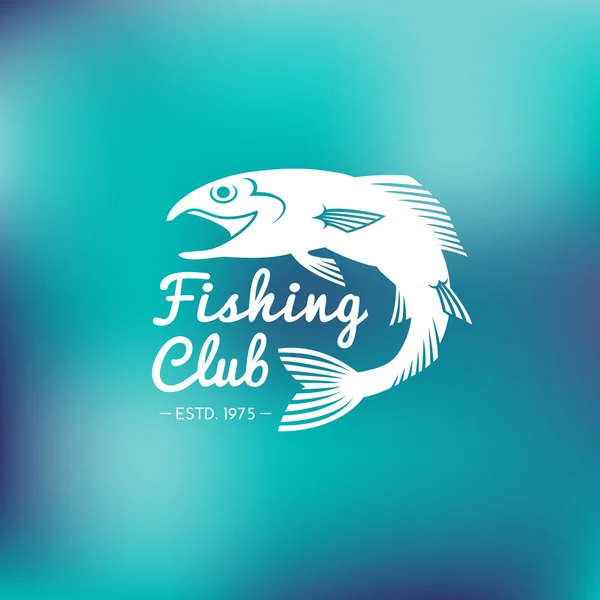 Logo pesce — Vettoriale Stock