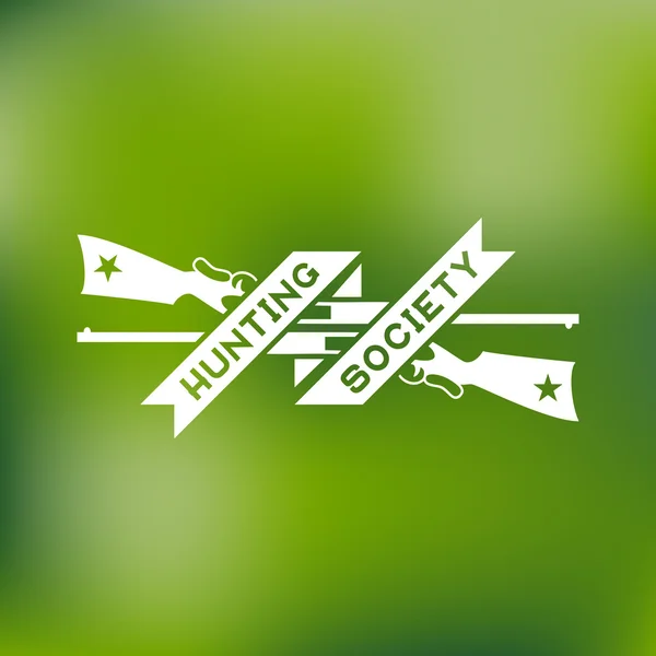 Jagen logo — Stockvector