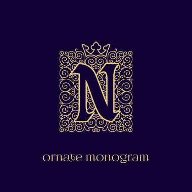 taç n ile monogram