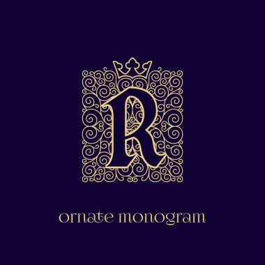 taç r ile monogram