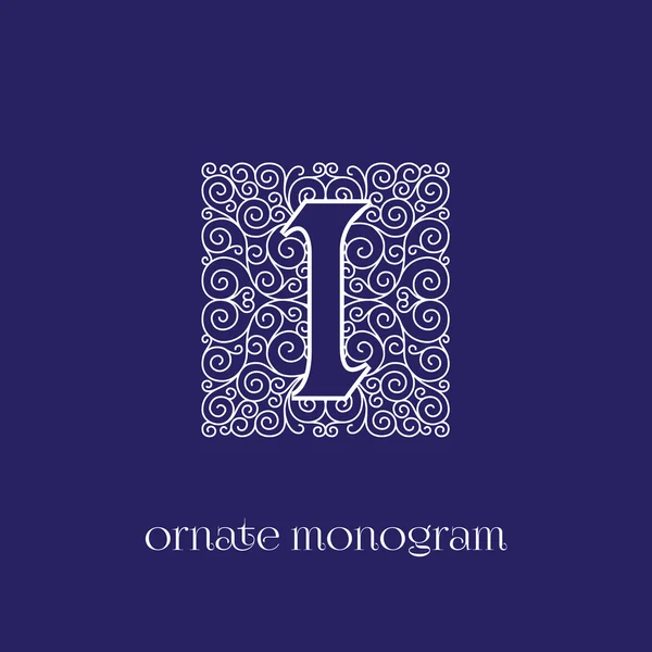 Я Monogram — стоковий вектор