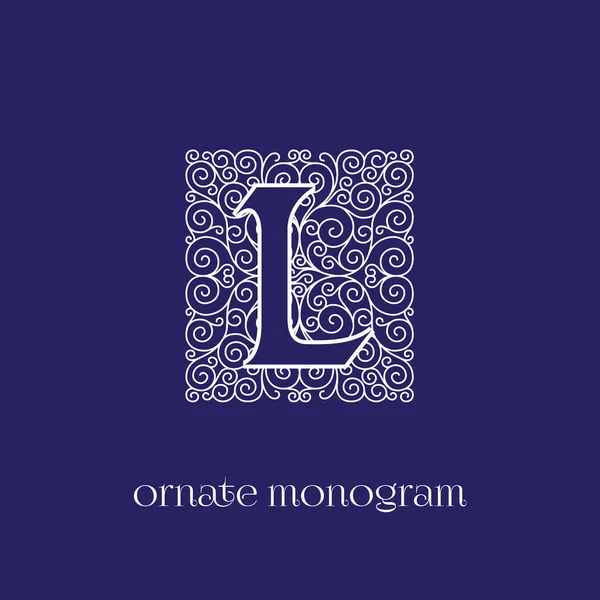 Monogram L — Stock Vector