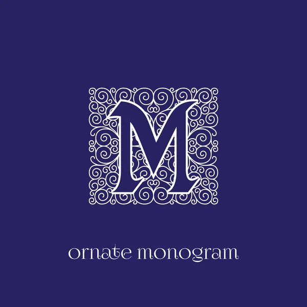 Monograma M — Vector de stock