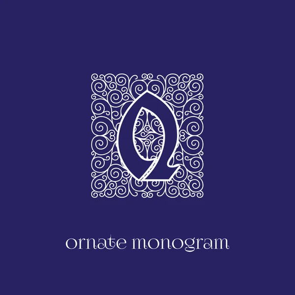 Monogram Q — Stock Vector
