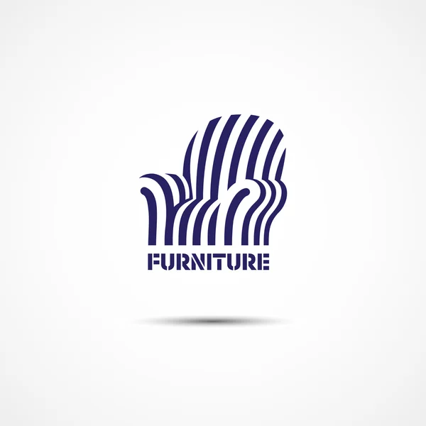 Logotipo de muebles — Archivo Imágenes Vectoriales