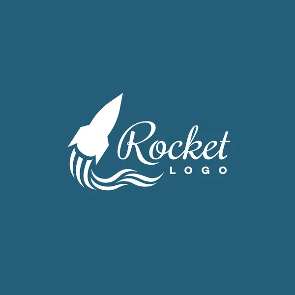 Logo - raketa — Stockový vektor