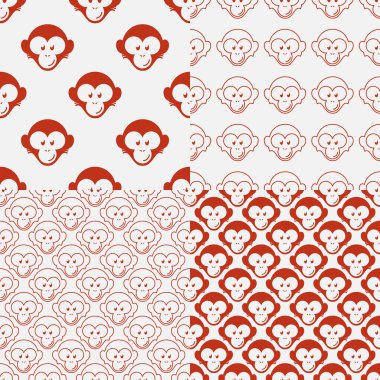 Maymun Dikişsiz desen