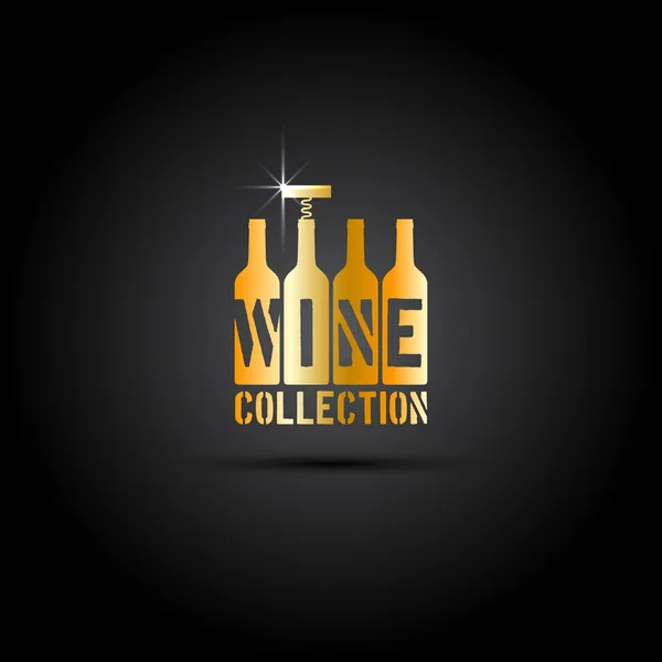 葡萄酒收藏标签 — 图库矢量图片