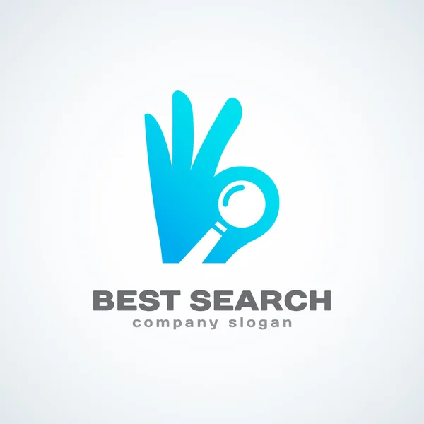 Beste Search logo — Stockvector