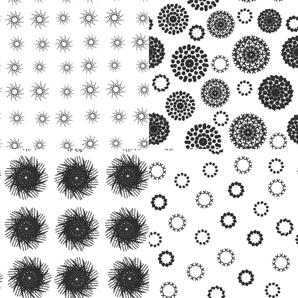 Seamless pattern polka dot texture on white background can be used for wallpaper, pattern fills, web page background. Vector — Stockový vektor