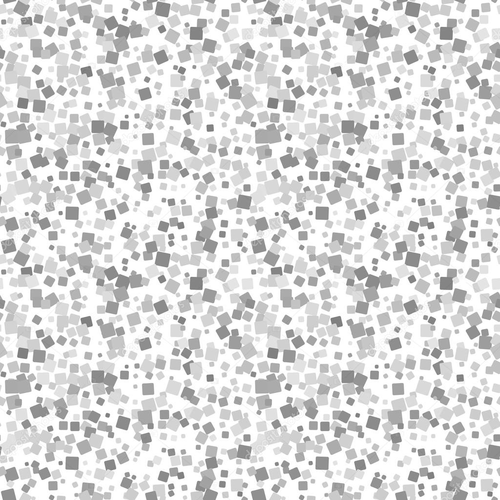 Mosaic gray seamless pattern on white background. Vector