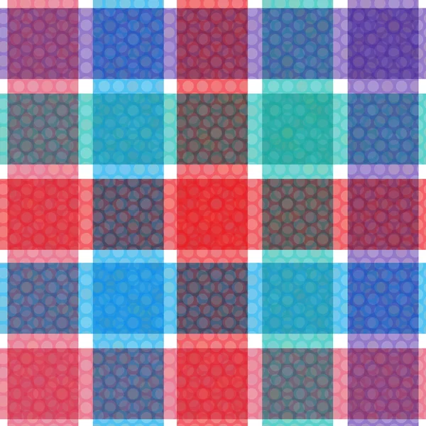 Polka dot fone seamless pattern with pink lilac blue stripes. Вектор — стоковый вектор