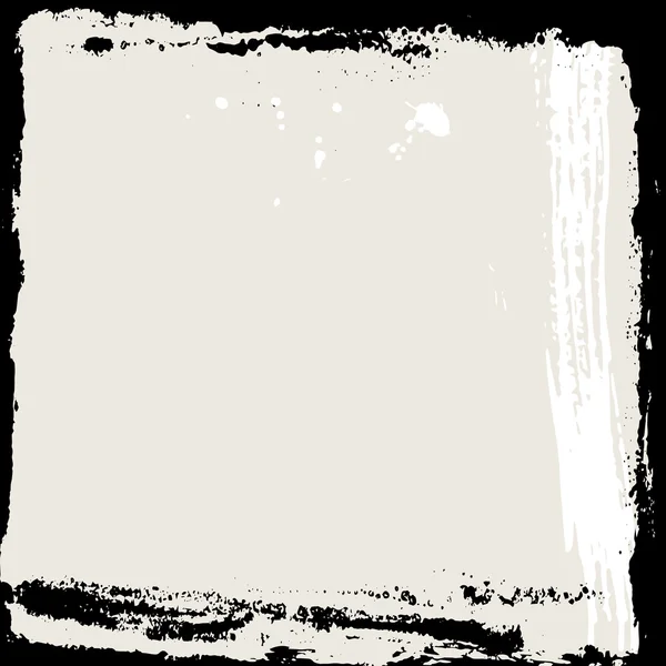 Marco grunge abstracto. Plantilla de fondo negro y beige. Vector — Archivo Imágenes Vectoriales