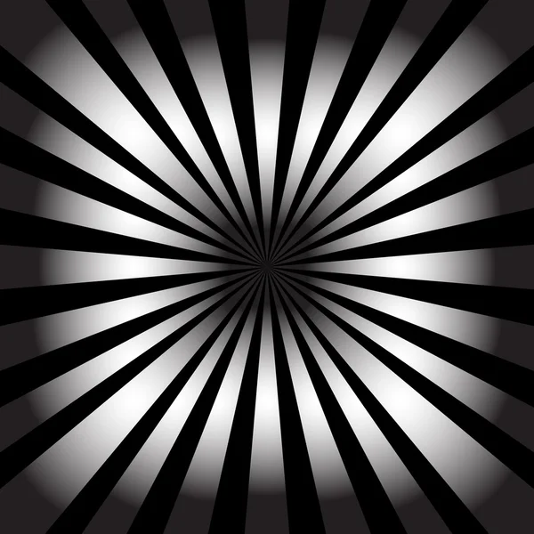 White rays on black background. Abstract background. Vector — Stockový vektor