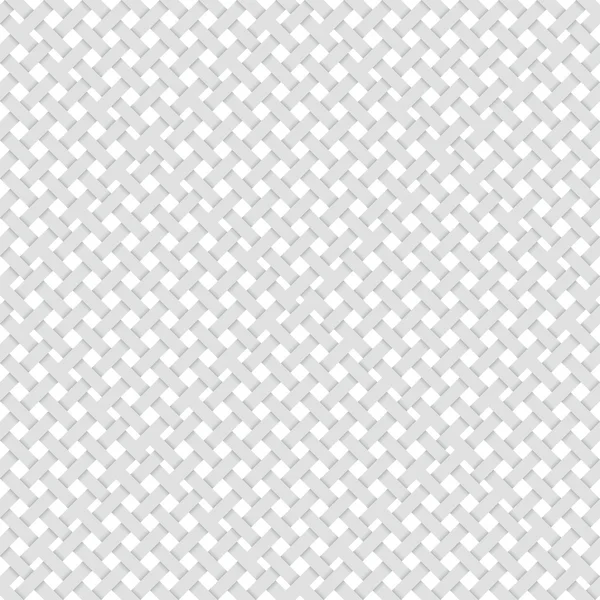 Rede de papel branco. padrão monocromático sem costura abstrato. fundo geométrico com sombra. Repetindo a estrutura. Vetor —  Vetores de Stock