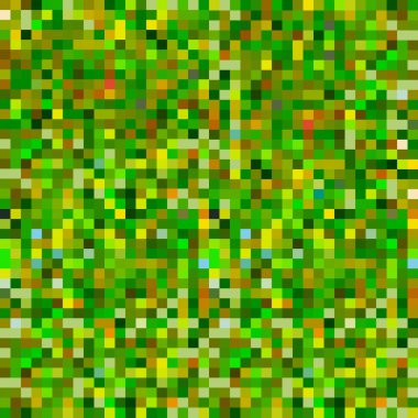 Abstract pixel background green yellow khaki camouflage seamless pattern for fabric, wallpaper, pattern fills, web page background, surface textures. hand-drawn. Vector