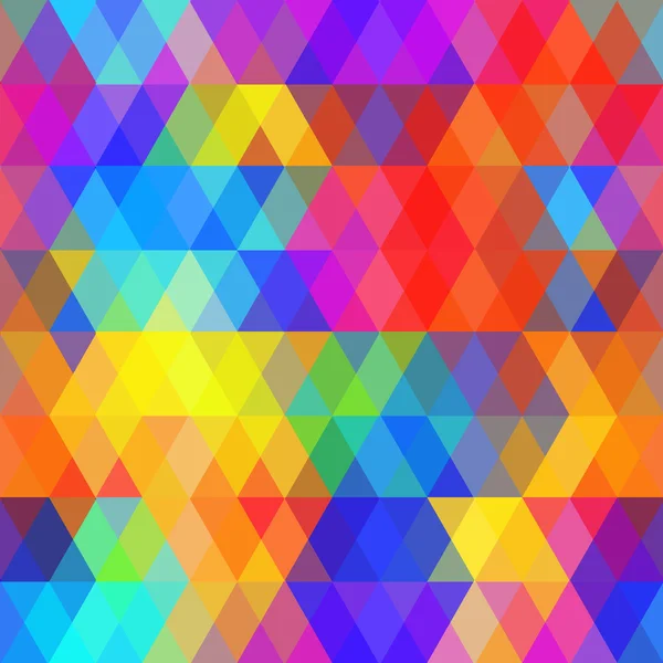 Abstract hipsters seamless pattern with bright colored rhombus. Geometric background rainbow color. Vector — Stock vektor