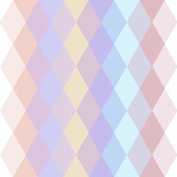 Abstract hipsters seamless pattern with bright pastel colored rhombus. Geometric background. Vector — 스톡 벡터