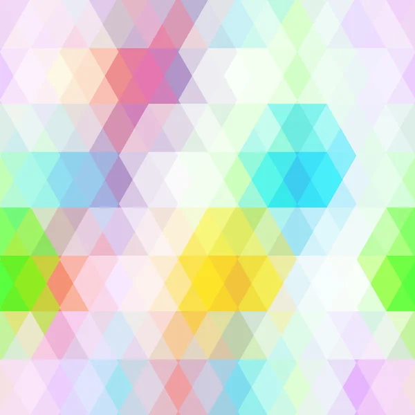 Abstract hipsters seamless pattern with bright pastel colored rhombus. Geometric background. Vector — Stock vektor