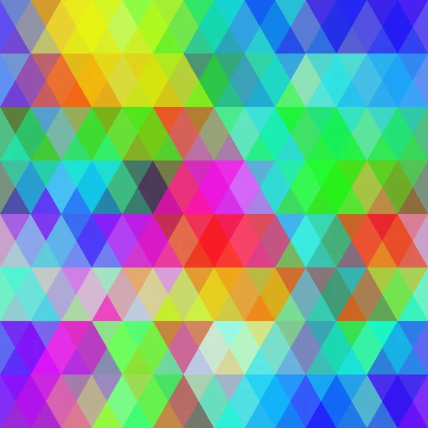 Abstract hipsters seamless pattern with bright colored rhombus. Geometric background rainbow color. Vector — Stock vektor