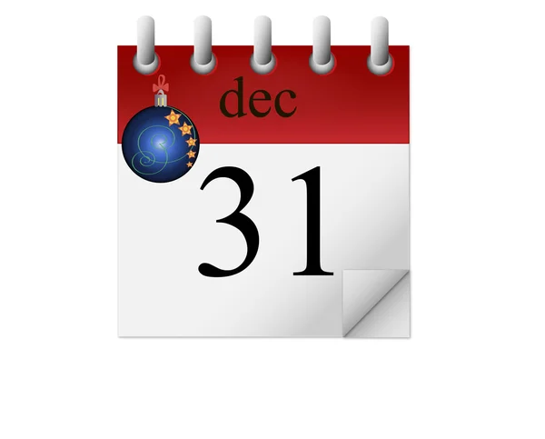 Calendario. 31 dicembre — Foto Stock