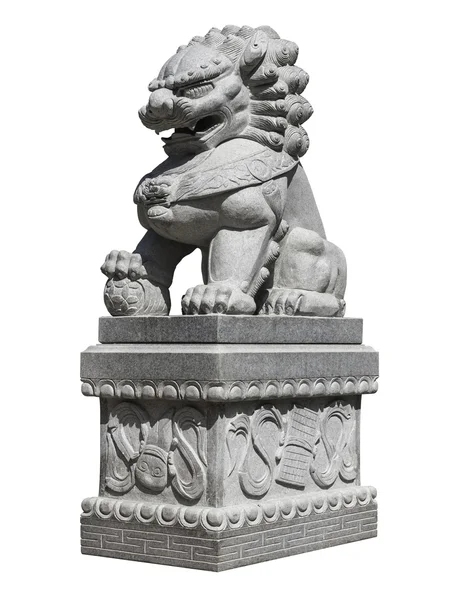 Statue du lion impérial chinois Images De Stock Libres De Droits