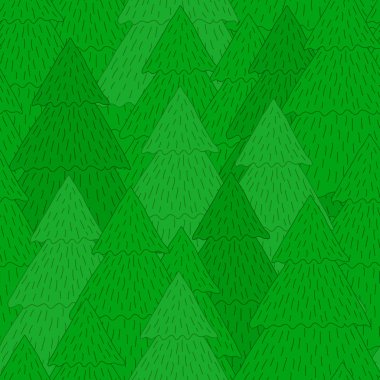 Noel ağacı orman seamless modeli