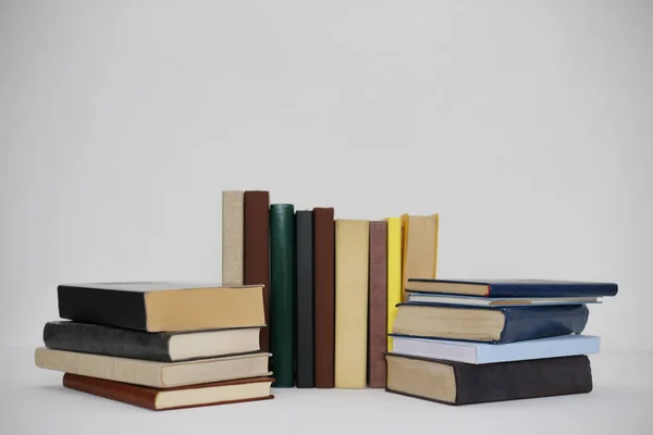 Books White Background — Stock Photo, Image