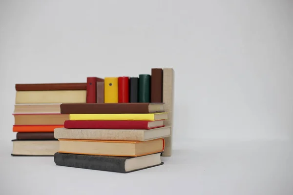 Books White Background — Stock Photo, Image