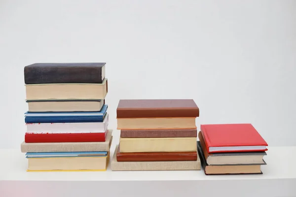 Books White Background — Stock Photo, Image