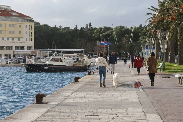 Makarska 2020 Tourist Town Makarska Croatia New Year Eve — Stock Photo, Image