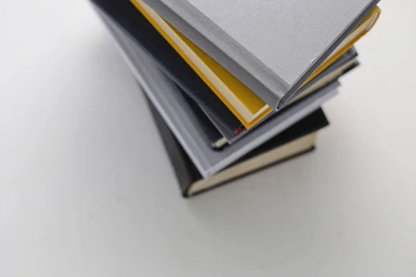 Pila Libri Bianco — Foto Stock