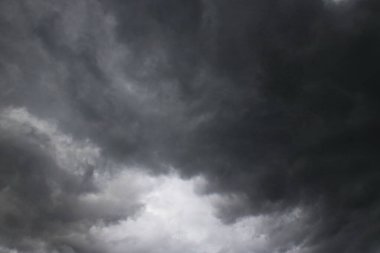  Gökyüzünde kara yağmur bulutları