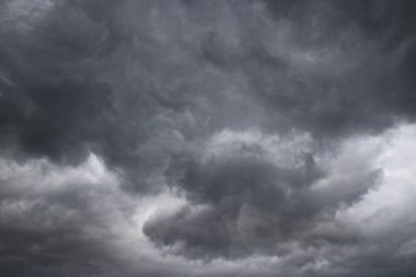  Gökyüzünde kara yağmur bulutları
