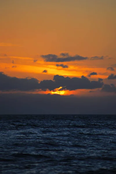 Sunset Adriatic Sea — Stock Photo, Image