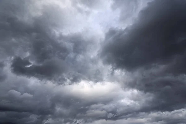 Dark sky full of clouds before the rain