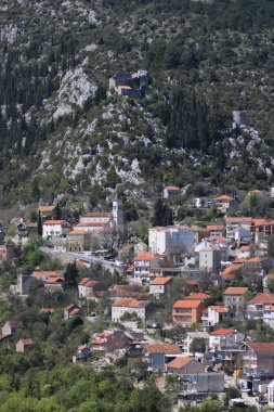 Split, Dalmaçya, Hırvatistan yakınlarındaki Vrgorac Panoraması