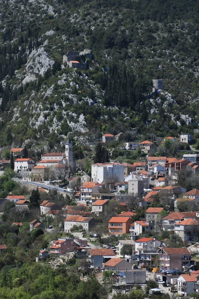 Panorama Vrgorac Vicino Spalato Dalmazia Croazia — Foto Stock