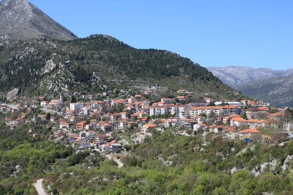 Panorama Vrgorac Cerca Split Dalmacia Croacia —  Fotos de Stock