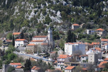 Split, Dalmaçya, Hırvatistan yakınlarındaki Vrgorac Panoraması