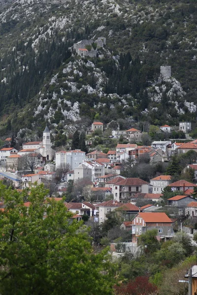 Panorama Vrgorac Cerca Split Dalmacia Croacia —  Fotos de Stock