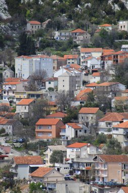  Split, Dalmaçya, Hırvatistan yakınlarındaki Vrgorac Panoraması