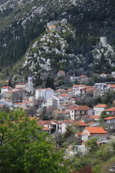 Panorama Vrgorac Perto Split Dalmácia Croácia — Fotografia de Stock