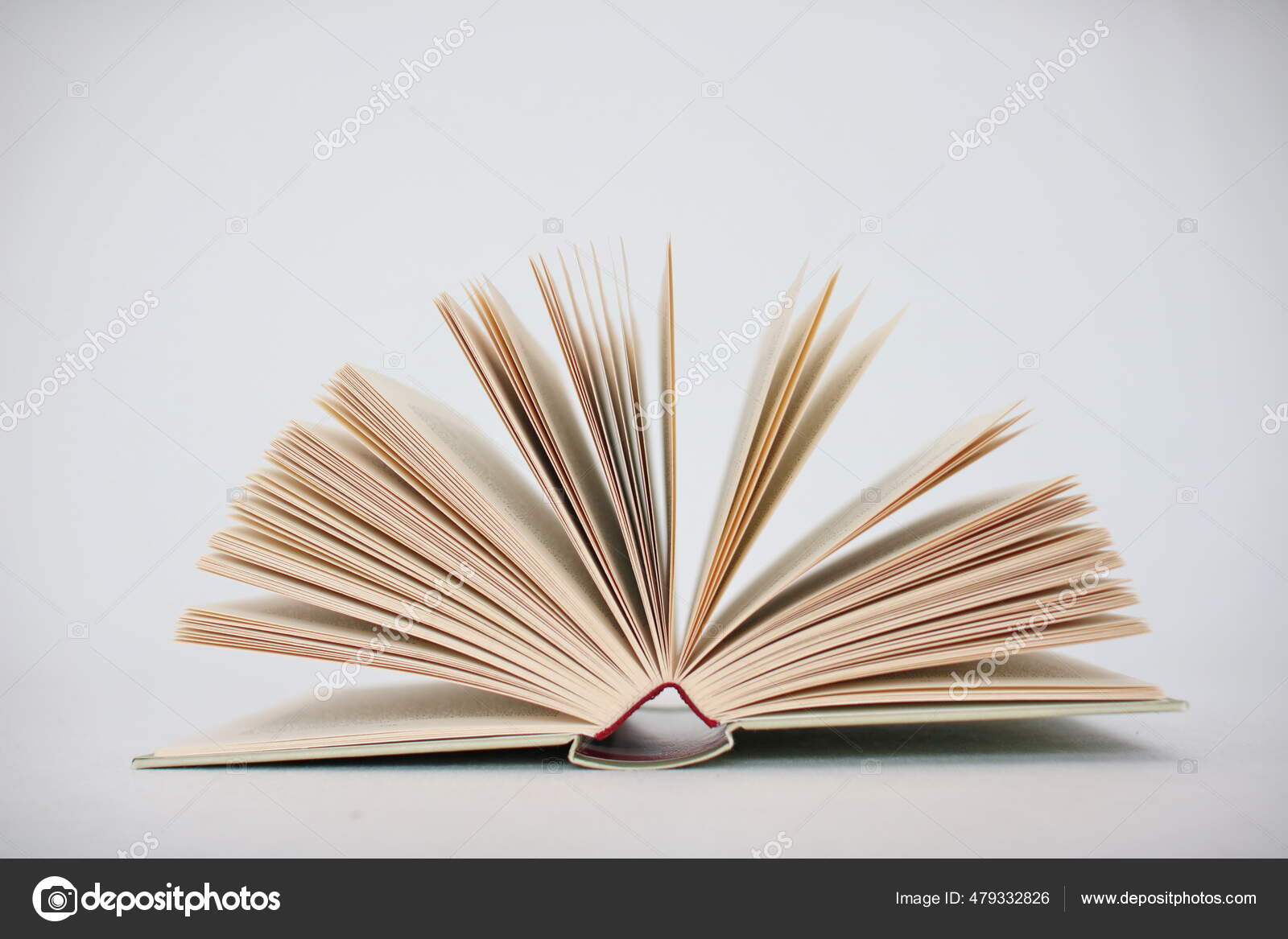 Open Book White Background Stock Photo by ©JureDivich 479332826
