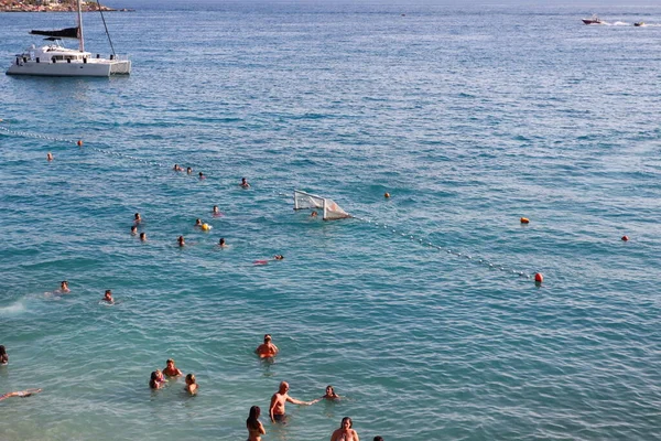 Makarska Croácia Julho 2021 Turistas Alemanha Polônia Áustria Eslovênia República — Fotografia de Stock