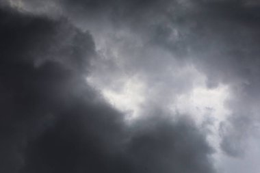 Bulutlu karanlık gökyüzü arkaplanı